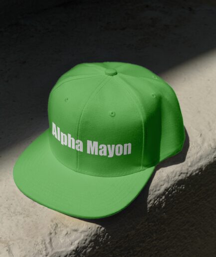 Alpha Mayon Fitted Hat - (Green)