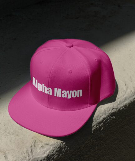 Alpha Mayon Fitted Hat (Pink)